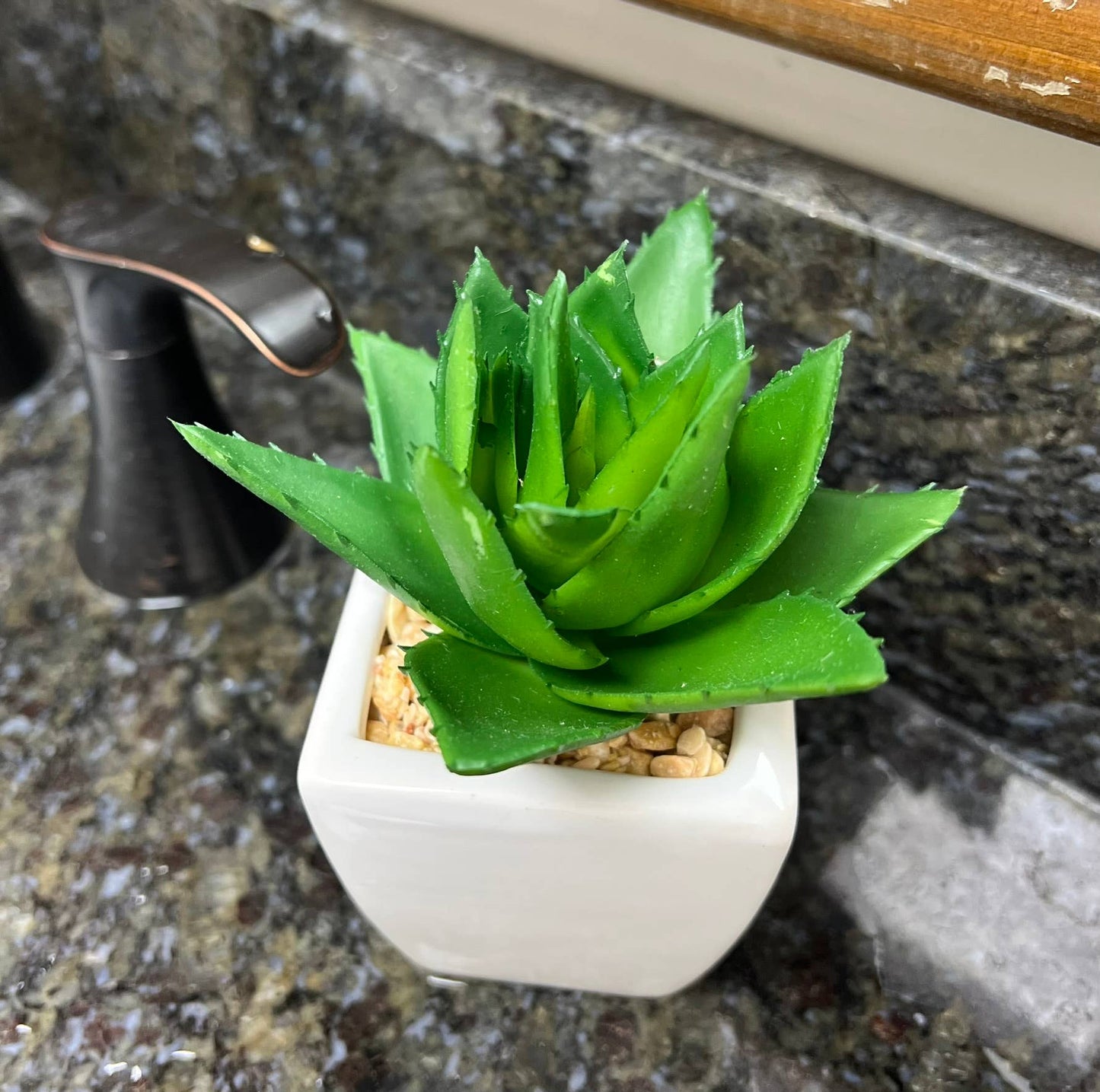 5" Artificial Aloe Succulent Ceramic Pot Quality product