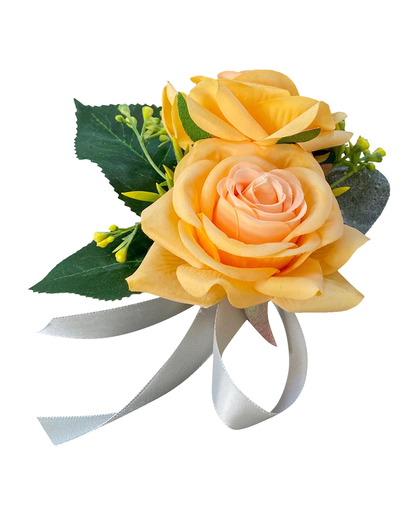 Orange Rose Corsage & Boutonniere Combo for Special Occasions