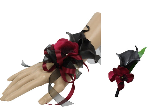 Luxury Real-Touch Calla Lily & Hydrangea Wedding Accessory Set